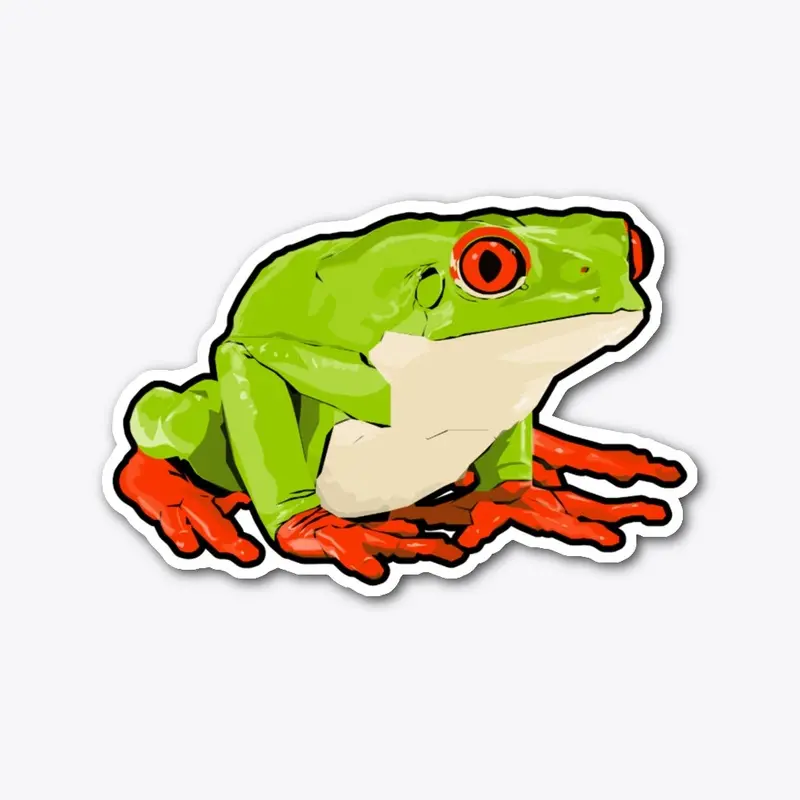 Tree Frog Sticker