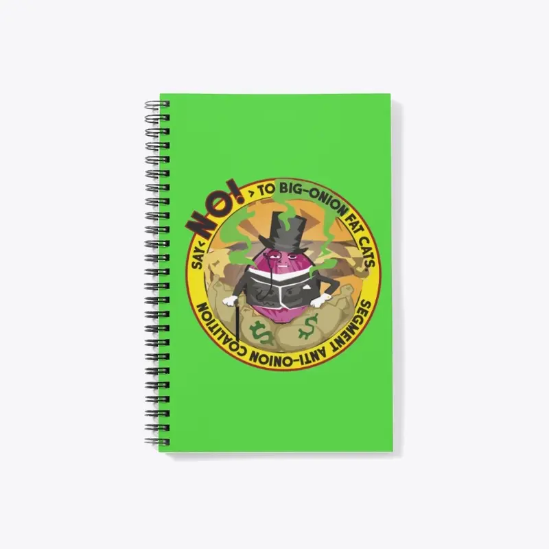 Onion Fat Cats - Notebook